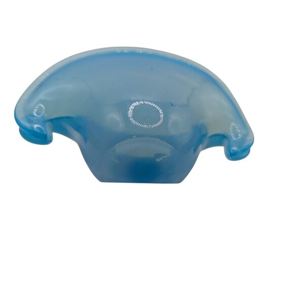 Vintag Italian Azzura Blue Clamshell Vase - Picture 7 of 14